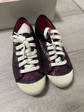 Purple Coach Sneakers